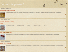 Tablet Screenshot of cucinachepassione-rossella.blogspot.com