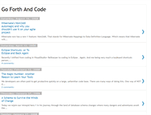 Tablet Screenshot of goforthandcode.blogspot.com