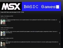 Tablet Screenshot of msxbasic.blogspot.com