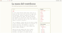 Desktop Screenshot of lamanodelventrilocuo.blogspot.com