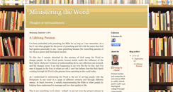 Desktop Screenshot of ministeringthewordnz.blogspot.com