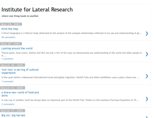 Tablet Screenshot of lateralresearch.blogspot.com