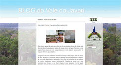 Desktop Screenshot of blogvaledojavari.blogspot.com