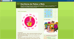 Desktop Screenshot of escritoresdepalmoemeio.blogspot.com