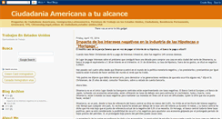 Desktop Screenshot of ciudadaniamericana.blogspot.com