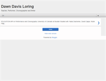 Tablet Screenshot of dawndavisloring.blogspot.com