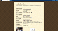 Desktop Screenshot of msdrake.blogspot.com