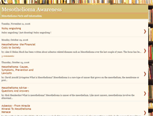 Tablet Screenshot of mesothelioma-writings.blogspot.com