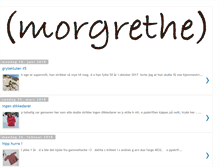 Tablet Screenshot of morgrethesbutikk.blogspot.com