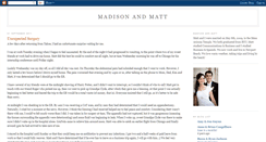 Desktop Screenshot of madisonandmatt.blogspot.com