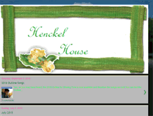 Tablet Screenshot of henckelhouse.blogspot.com