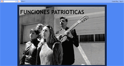 Desktop Screenshot of funcionespatrioticas.blogspot.com