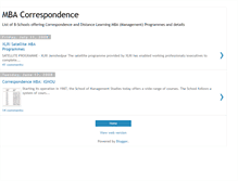 Tablet Screenshot of mbacorrespondence.blogspot.com