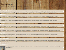 Tablet Screenshot of casualcorp.blogspot.com