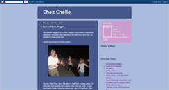 Desktop Screenshot of chezchelle.blogspot.com