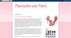 Desktop Screenshot of heartachesandheels.blogspot.com