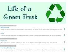 Tablet Screenshot of lifeofagreenfreak.blogspot.com