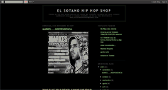 Desktop Screenshot of elsotanohiphopshop.blogspot.com