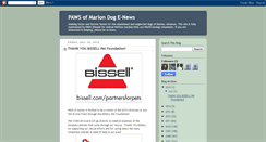 Desktop Screenshot of pawsofmarion.blogspot.com