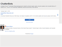 Tablet Screenshot of chatterbots.blogspot.com