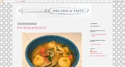 Desktop Screenshot of organicandtasty.blogspot.com