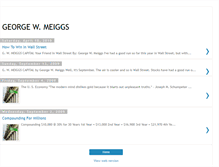Tablet Screenshot of georgemeiggs.blogspot.com