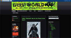 Desktop Screenshot of gammaworldwar.blogspot.com