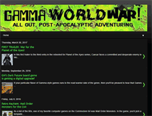 Tablet Screenshot of gammaworldwar.blogspot.com