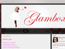 Tablet Screenshot of glamboxweddings.blogspot.com