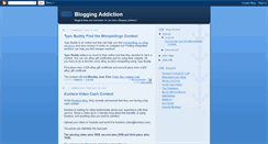 Desktop Screenshot of bloggingaddiction.blogspot.com
