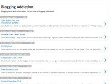 Tablet Screenshot of bloggingaddiction.blogspot.com