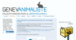 Desktop Screenshot of genevanimaliste.blogspot.com