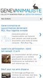 Mobile Screenshot of genevanimaliste.blogspot.com