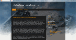 Desktop Screenshot of aidashandmadecards.blogspot.com