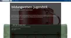 Desktop Screenshot of bildungsreisen.blogspot.com