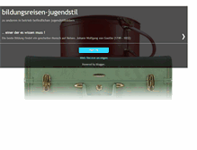 Tablet Screenshot of bildungsreisen.blogspot.com