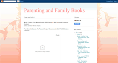 Desktop Screenshot of parenting-and-family-books.blogspot.com