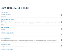 Tablet Screenshot of linkstoblogsofinterest.blogspot.com