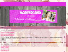 Tablet Screenshot of moralessruth.blogspot.com