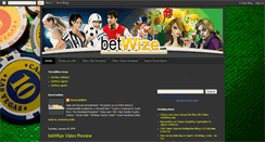 Desktop Screenshot of betwize.blogspot.com