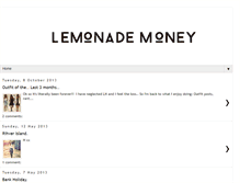 Tablet Screenshot of lemonademoney.blogspot.com