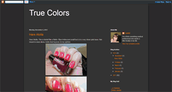 Desktop Screenshot of crystal-truecolors.blogspot.com