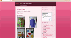 Desktop Screenshot of knitwithmeonline.blogspot.com