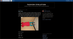 Desktop Screenshot of myfashionevolution.blogspot.com