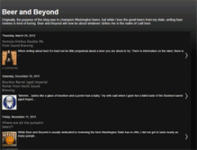 Tablet Screenshot of beerandbeyond.blogspot.com