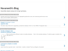 Tablet Screenshot of navaneethdba.blogspot.com
