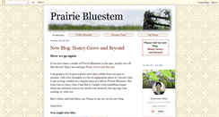 Desktop Screenshot of prairiebluestem.blogspot.com