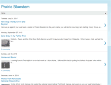 Tablet Screenshot of prairiebluestem.blogspot.com