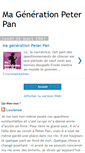 Mobile Screenshot of generation-peterpan.blogspot.com