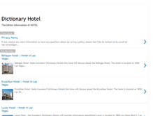 Tablet Screenshot of dictionaryhotel.blogspot.com